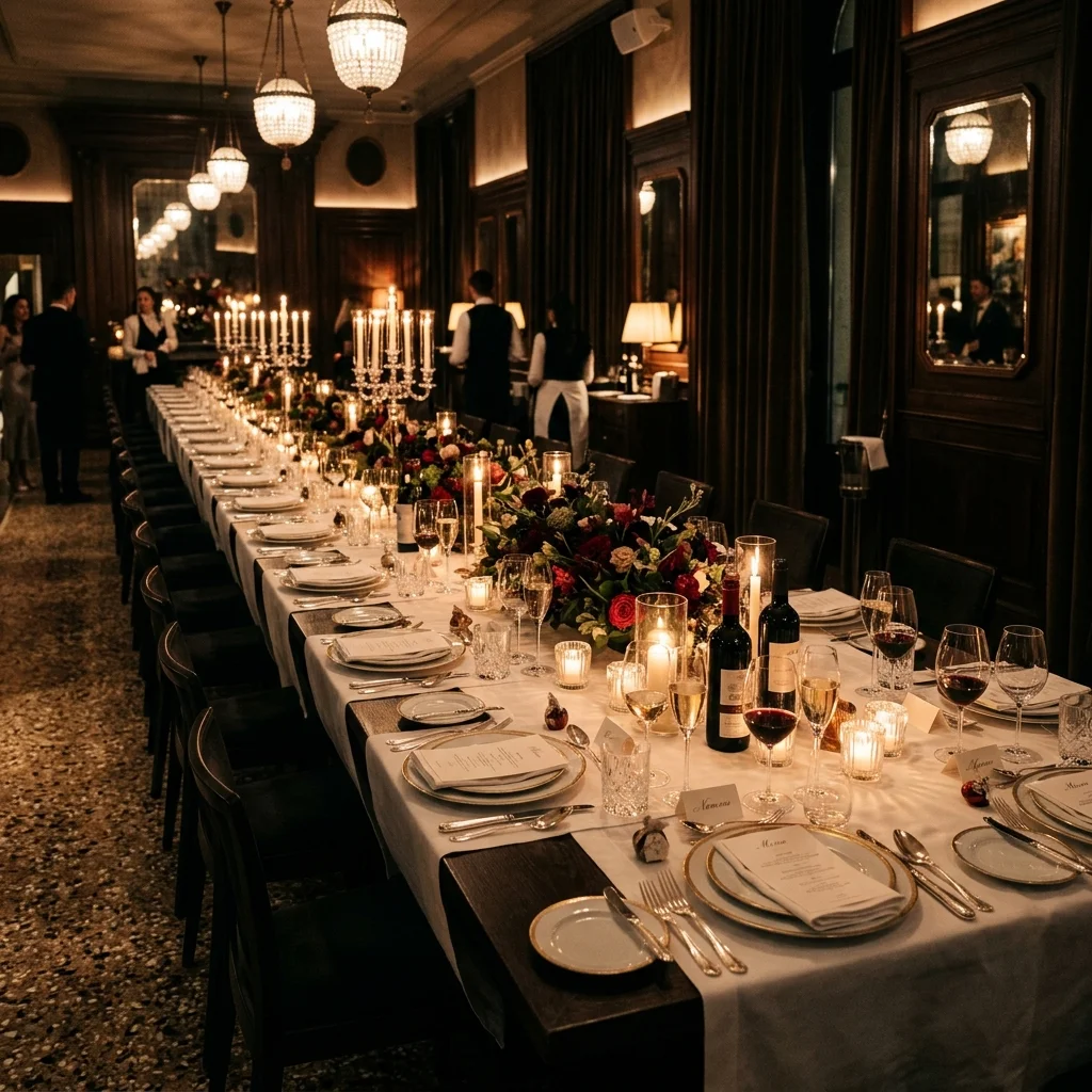 Eventos privados e jantares corporativos na Da Michele