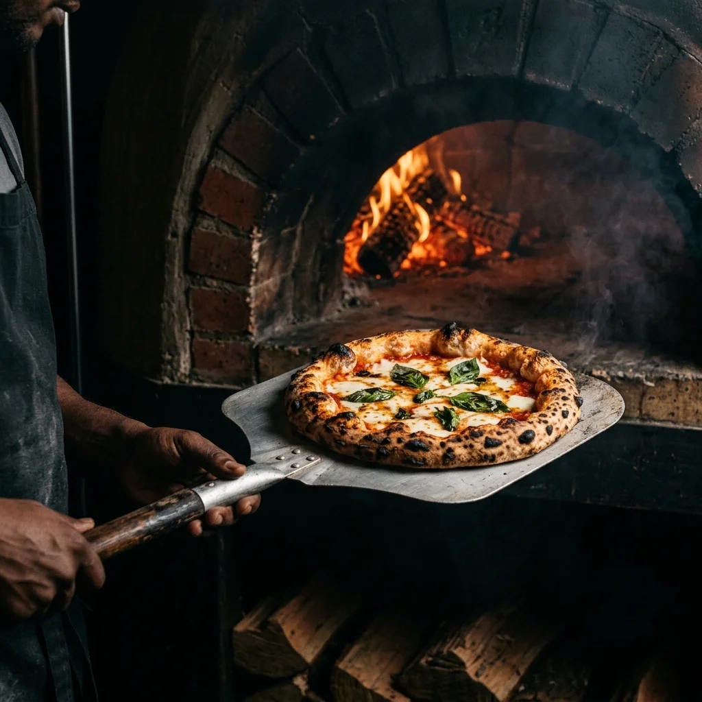 Pizza napolitana artesanal da Pizzeria Da Michele em Pinheiros